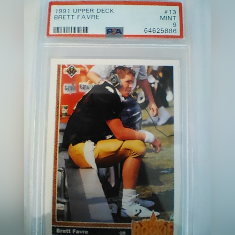 Graded Brett Favre Rookie Card